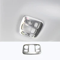 stainless steel rear reading light lamp decoration cover trim frame for peugeot 3008 gt 5008 2nd 2016 2017 2018 accessories 1pcs
