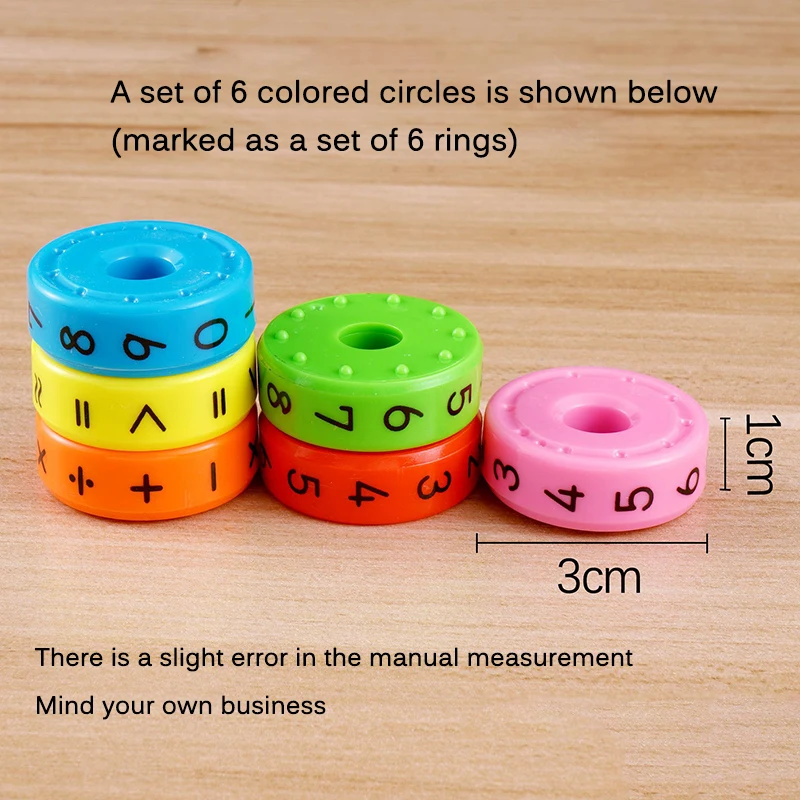 6 шт. Детские магнитные Монтессори игрушки Дети математические цифры DIY