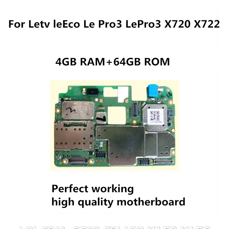 Электронная панель для материнской платы Letv leEco Le Pro3 LePro3 X720 X722 4 Гб + 64 ГБ|Платы