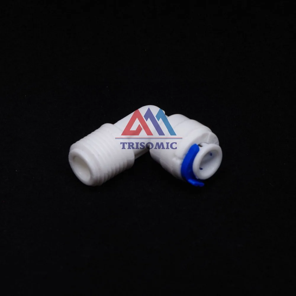 Локоть 1/" OD трубка Quick Pushfit-1/4" Мужской фитинг соединение Аквариум RO фильтр для воды система обратного осмоса