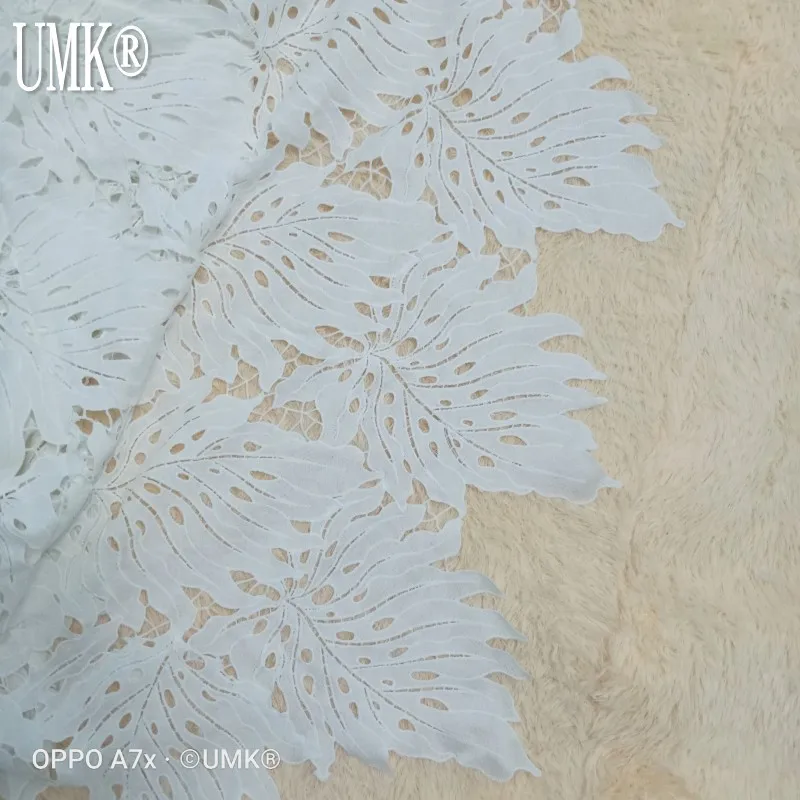 Уникальное кружевное свадебное платье UMK в стиле бохо с листьями винтажные