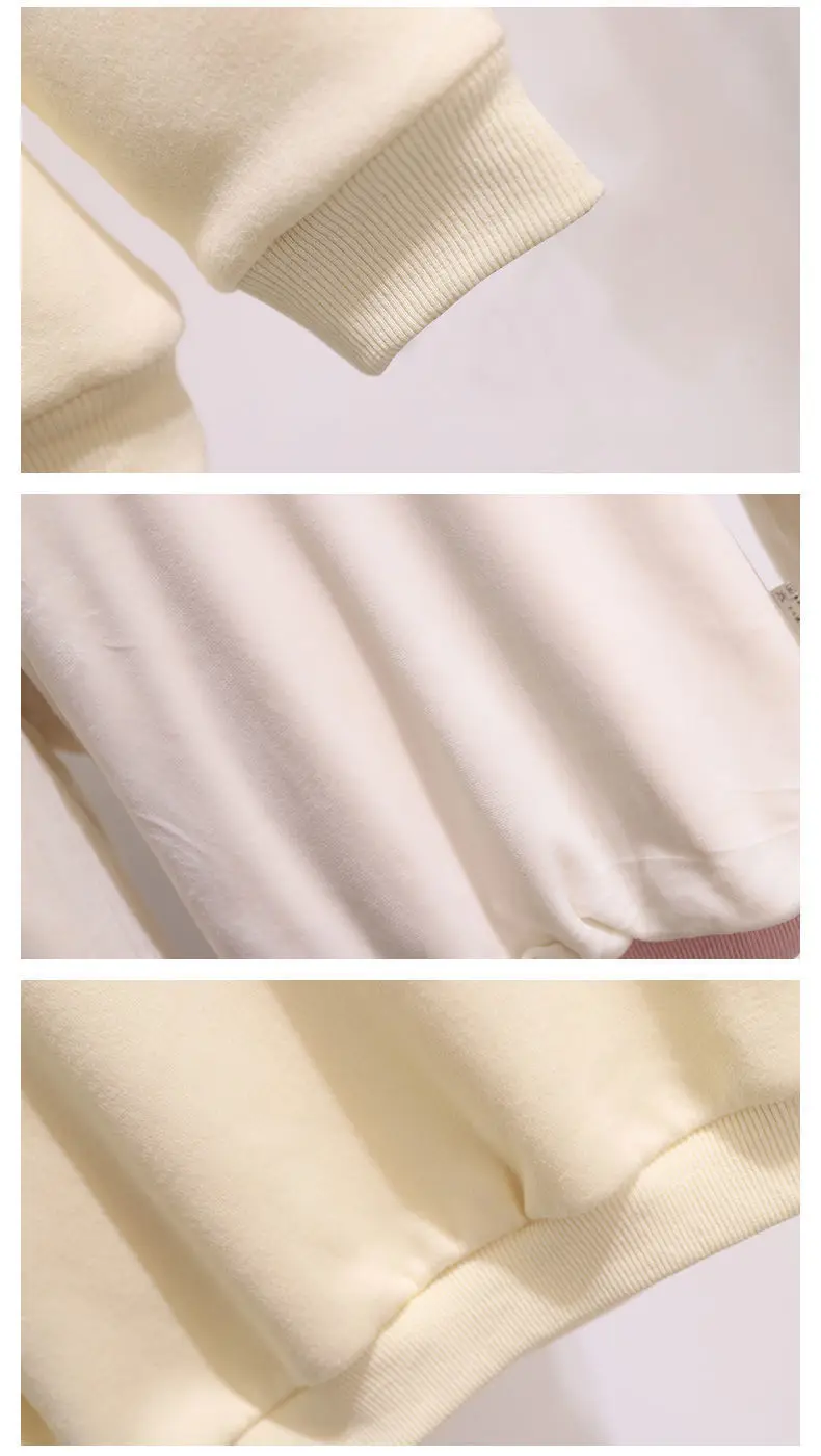 Su&eacute;ter de terciopelo para ni&ntilde;as, versi&oacute;n coreana de la marea, nueva ropa de oto&ntilde;o e invierno, chaqueta gruesa y c&aacute;lida, ropa para ni&ntilde;os, cuello alto-3