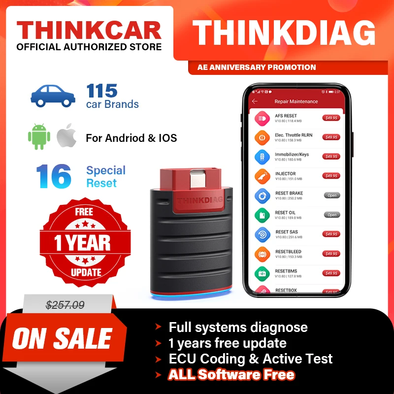 Диагностический сканер Thinkdiag AP200 диагностический инструмент с полным