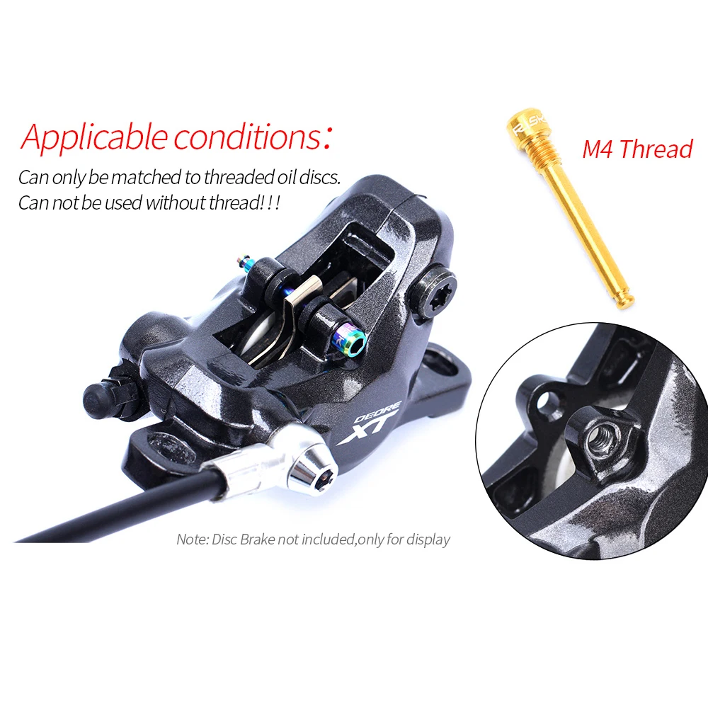 Титановый фиксирующий штифт с стопорным болтом для гидравлического дискового