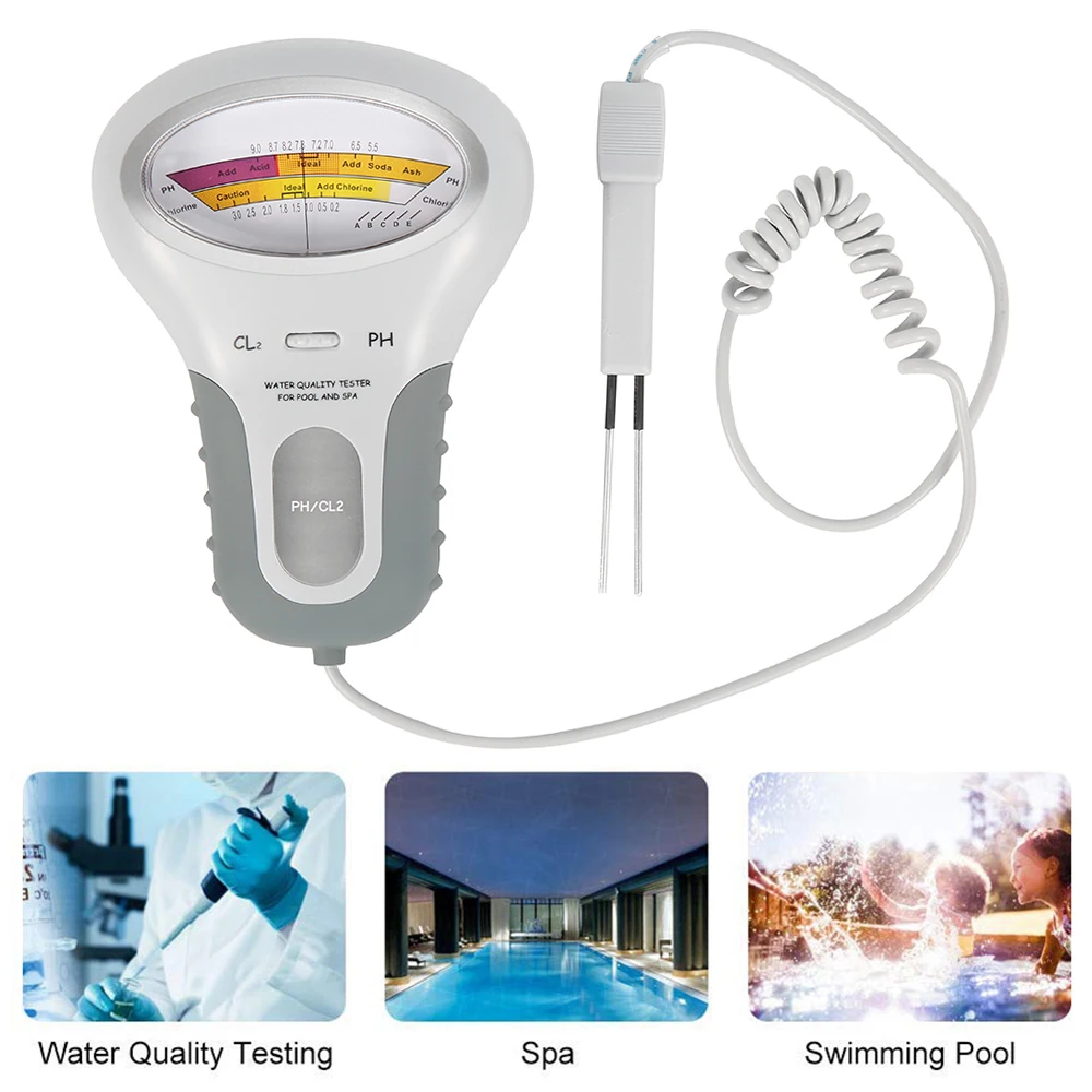2 в 1 CL2 рН тестер портативный домашний детектор воды без загрязнения для питья