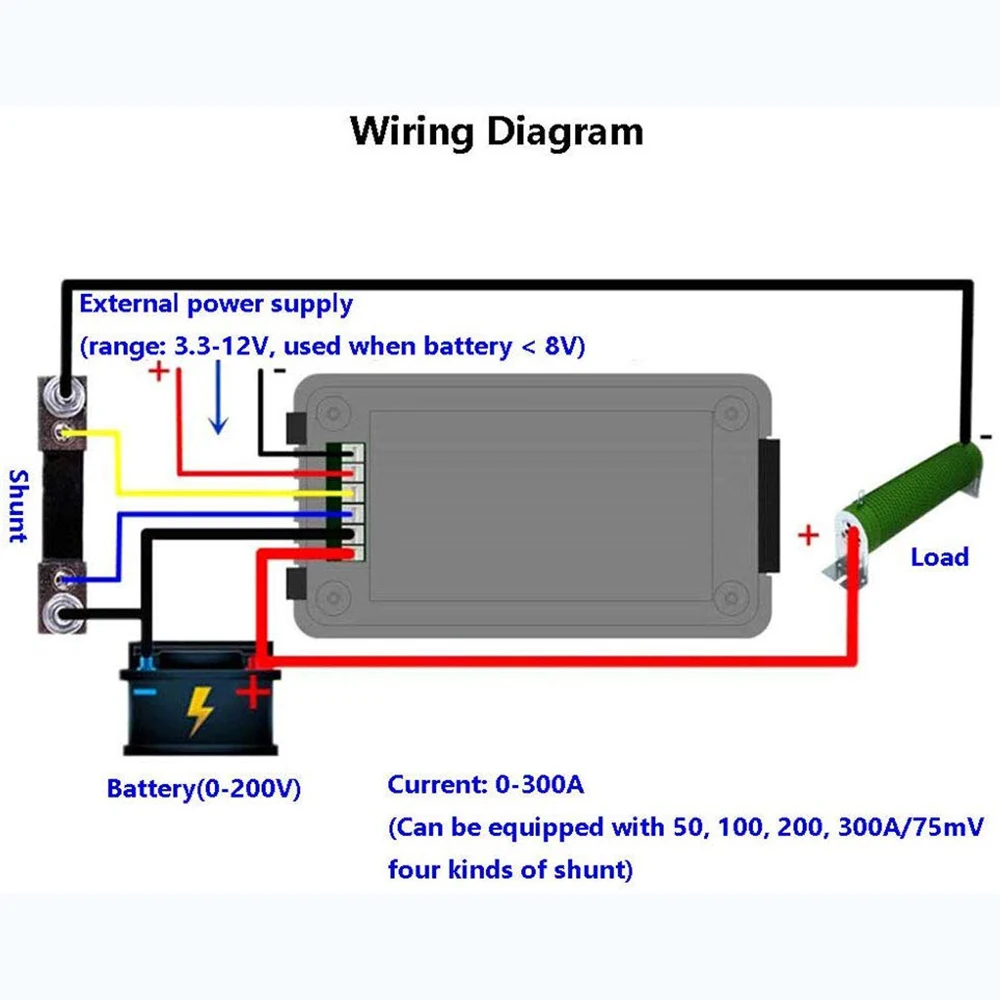 Тестер аккумулятора постоянный ток разряд измеритель мощности ЖК-дисплей