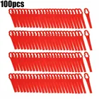 100 шт. пластиковые режущие пилы, лезвия 83 мм для беспроводного триммера для травы PA6, прочные и антикоррозийные нитки, детали для триммера