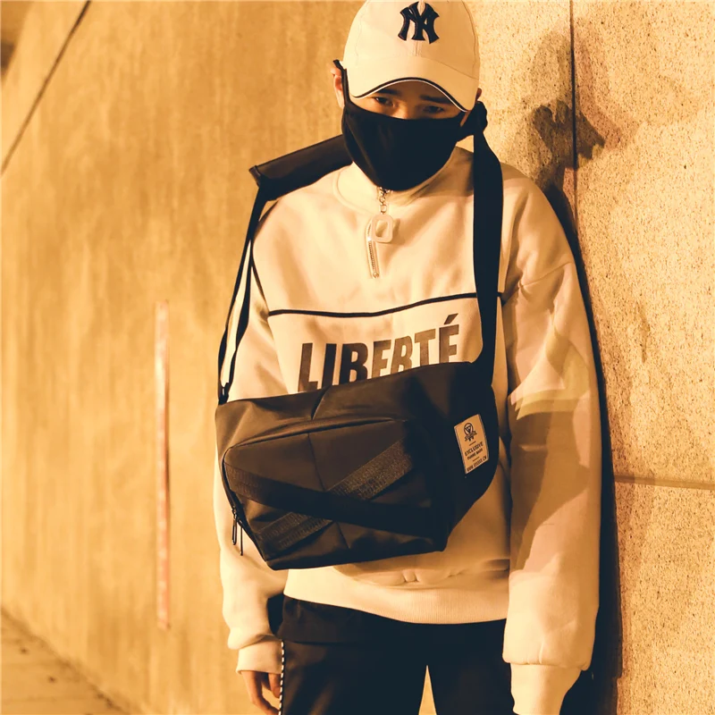 Женская нейлоновая нагрудная сумка оригинальная Диагональная Сумка на плечо