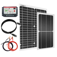 10 w 20 w solar panel and solar power controller solar panel cable battery connect cable