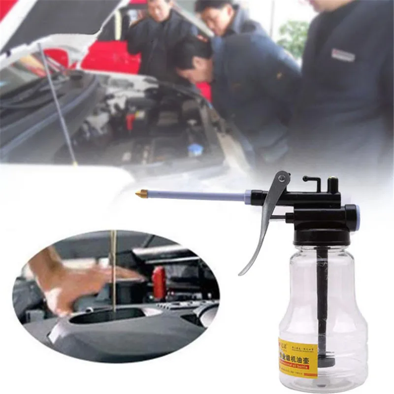 Масленка Смазка масло Пластиковый масляный горшок Расширенный шланг насос