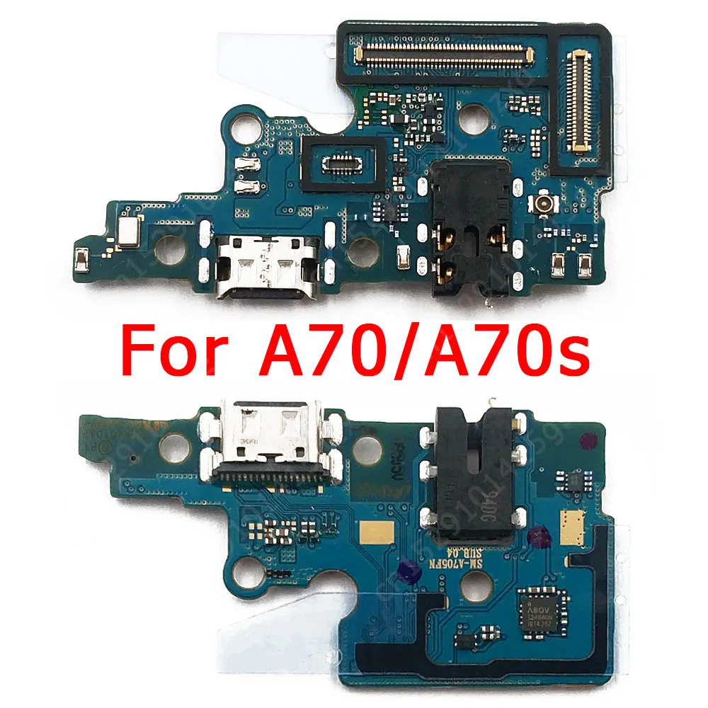 Оригинальная зарядная Плата USB для Samsung Galaxy A70 зарядный порт A70s печатная плата док