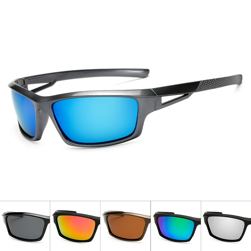 

2019 Rushed Men Lentes De Sol Mujer Nomanov New Sport Polarized Sunglasses Colorful Mirror Coating Anti-wind Uv Sports Goggles