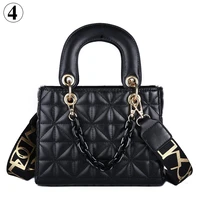 luxury design tote bags for women 2021 new fashion handbags ladies shoulder bags trending lingge chain crossbody bag and purse