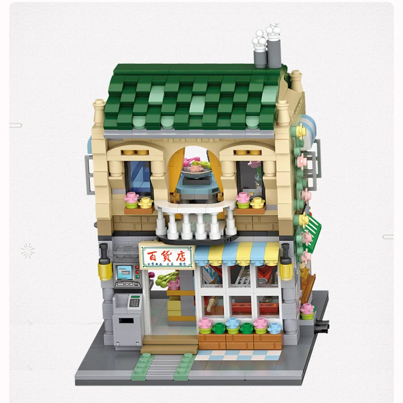 Мемористический шлюз чайнатоун город улица вид мини-блок универмаг булочка на