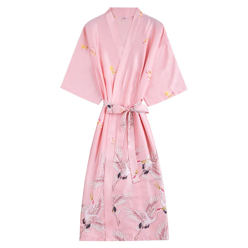 

YRRFUOT Summer Red Homewear Ladies Pajamas Half Sleeve Comfortable Simulation Silk Satin Nightdress Wedding Bridesmaid Gift