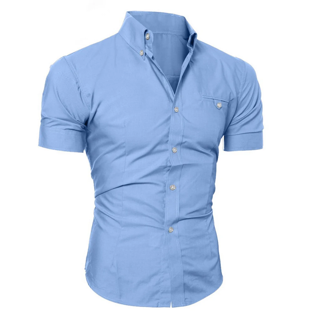 SFIT, мужская рубашка, летняя, мужская, Homme, хлопковая, соцодежда, короткий рукав, гавайская, Camisa Masculina, повседневная, облегающая, Мужская одежда, рубашки
