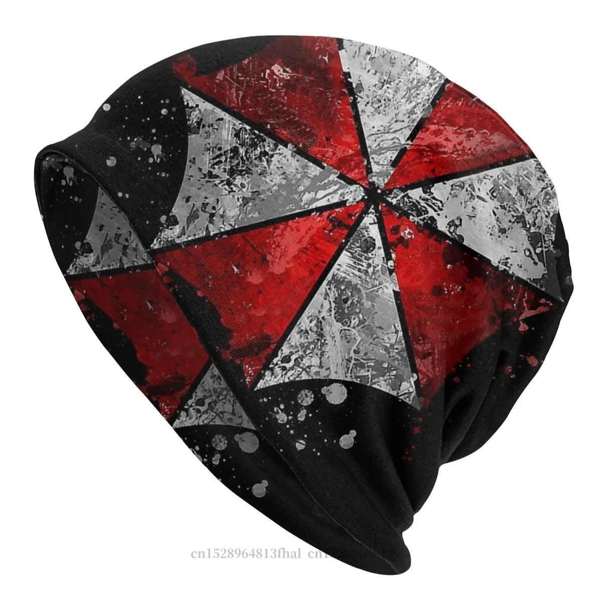 

Bonnet Hats Men Women's Skullies Beanies Hat Umbrella Corporation Splatter Winter Warm Cap Hip Hop Caps