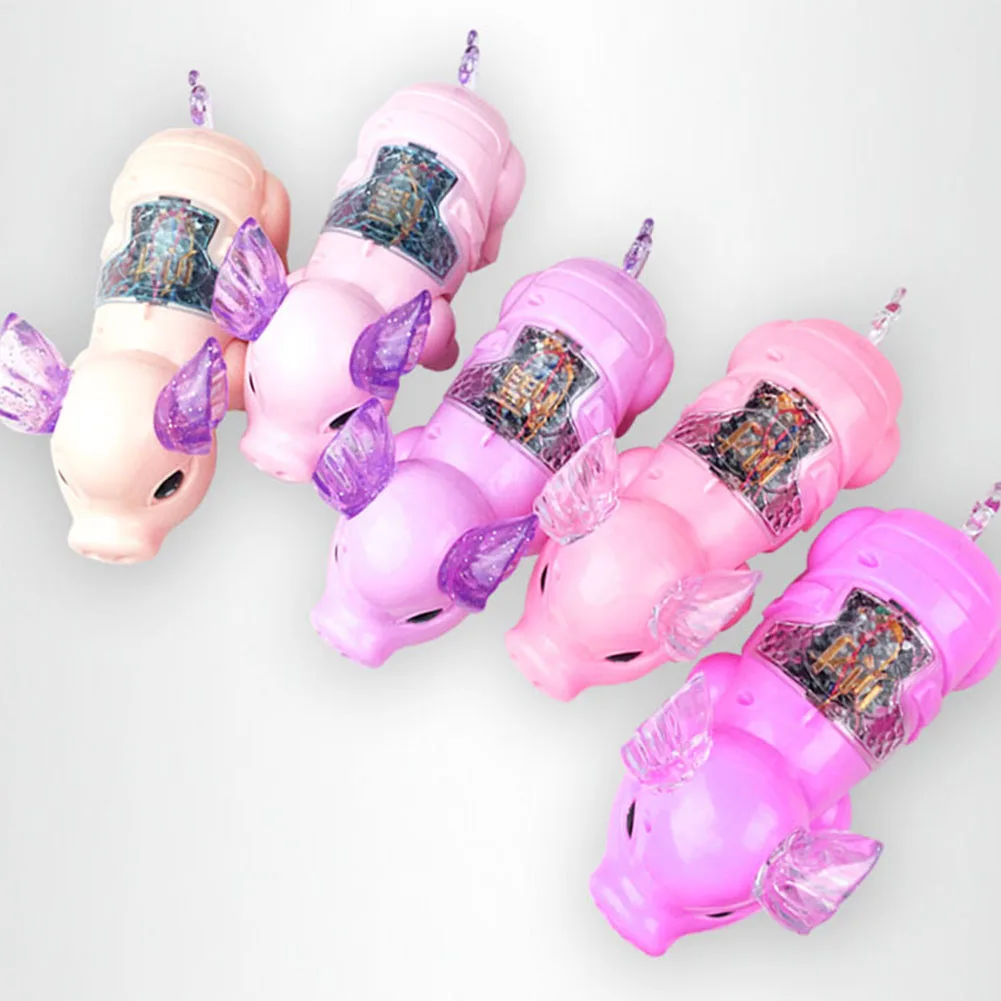 Подарок для детей мигающий уникальный электронный ходячий поросенок забавная