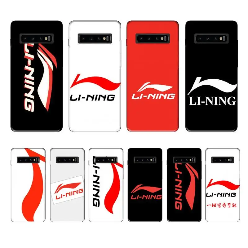 Роскошный брендовый чехол LI NING для samsung galaxy S8 S9 S10e S20 PLUS J6 J600 | Мобильные телефоны и