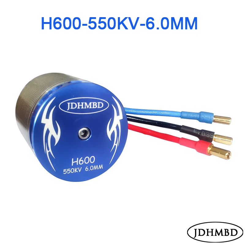 JDHMBD 550KV 4-12S Brushless Motor for 550/600 Align Trex TAROT KDS LOGO RC Helicopter