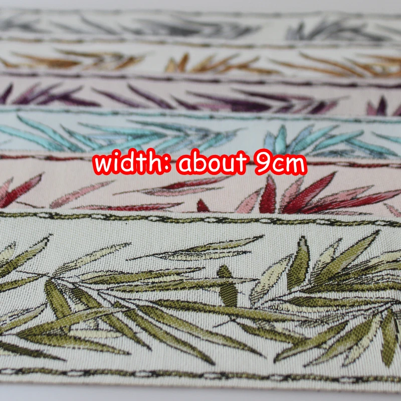 1 ярд/партия 9 см Национальная подушка диван китайский бамбук 6 цветов Лоскутная