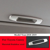 for toyota camry 70 xv70 2018 2019 2020 stainless steel car interior skylight sun roof handle frame cover trim strip accessories