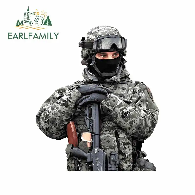 

Автомобильная наклейка EARLFAMILY 13 см x 11,2 см, респираторная маска, Виниловая наклейка на бампер для окна в британском стиле, наклейка на мотоцикл