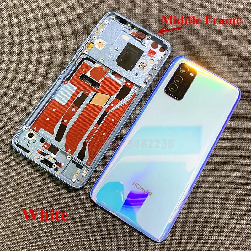 100% Original Middle Frame For Huawei Honor V30 OXF-AN00 V30pro OXF-AN10 LCD Front Cover With Side buttons Replacement | Мобильные
