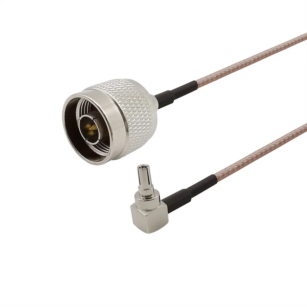 2PCS RG316D RF N to CRC9 Pigtail Cable Male Connector Switch Right Angle Pigtails Jumper cable | Обустройство дома
