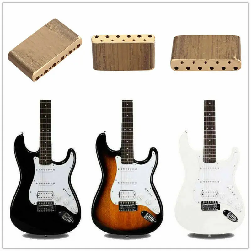 

Brass CNC Steel Block For Electric Guitar Tremolo Bridge Steel Saddles Parts