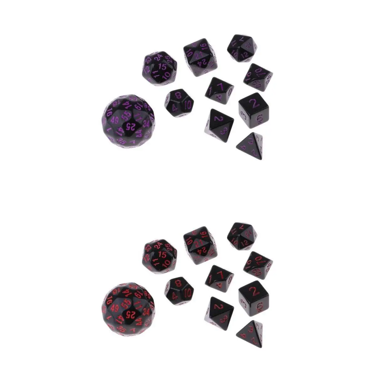 20 шт. акриловые многогранные кости аксессуары для настольной игры D &amp TRPG MTG |