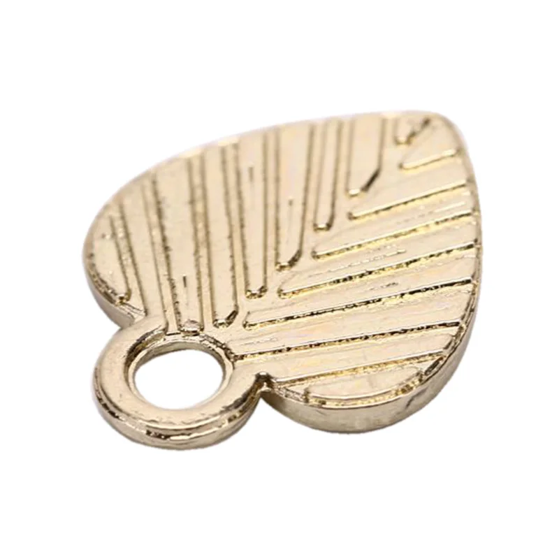 

20pcs Fashion Small Heart Shape Charms 12*10mm Gold Tone Oil Drop DIY Craft Jewelry Making Gift