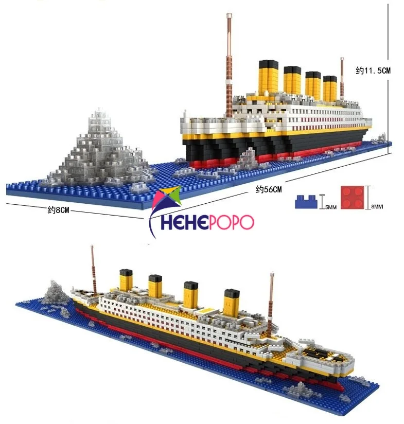 

3445 Single Sailboat Building Blocks Pirate Boat Block Model DIY Diamond Building Blocks Bricks Kit Children Kids Toy
