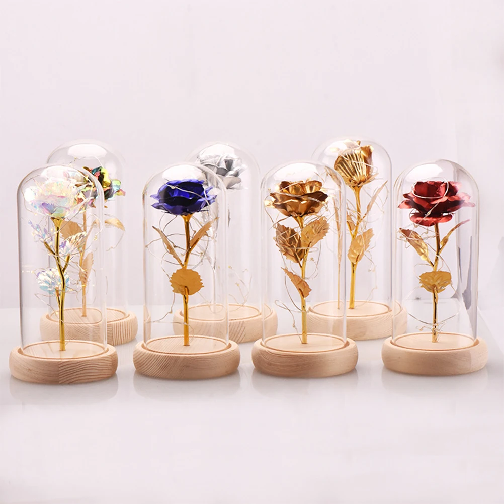 1 шт. светодиодная стеклянная купольная лампа настольная Декор креативный