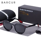 BARCUR трендовые TR90 поляризованных солнцезащитных очков Для женщин квадратные очки Для мужчин солнцезащитные очки Винтаж унисекс Мужской UV400 Oculos de sol masculino