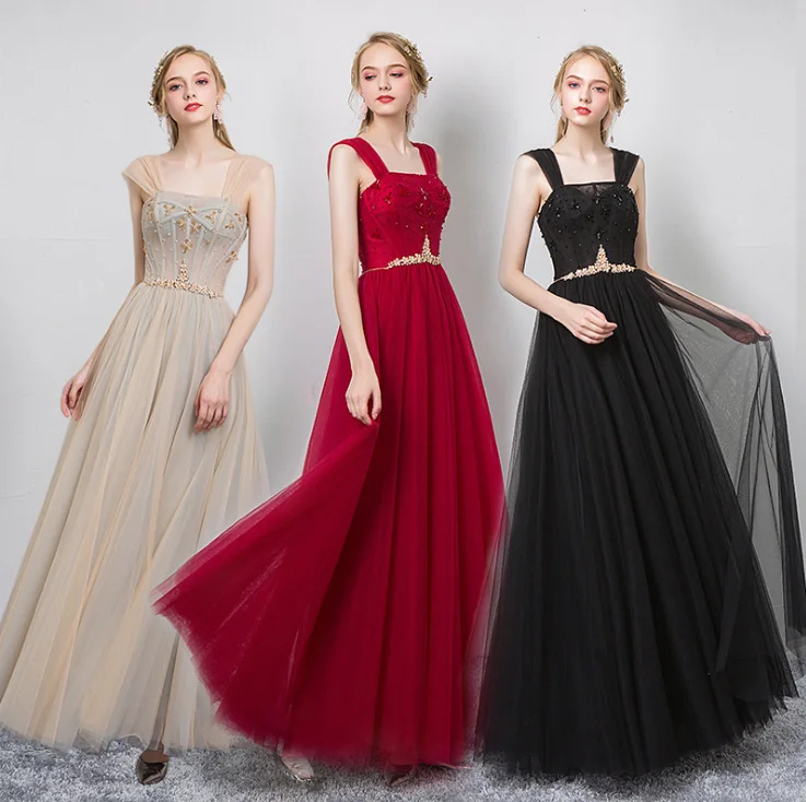 Платья подружек невесты на шнуровке вечерние платья с лямками для выпускного