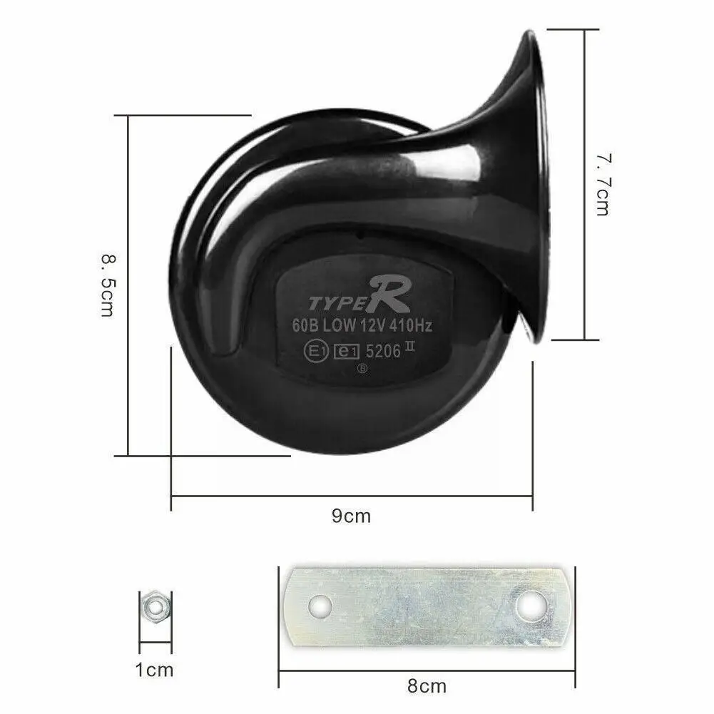 

1pcs 12V air horn For car Snail Electric Air Horn Dual-tone car Boat Marine horn Kit Boat Motorcycle signal Loud Alarm Loud N3F9