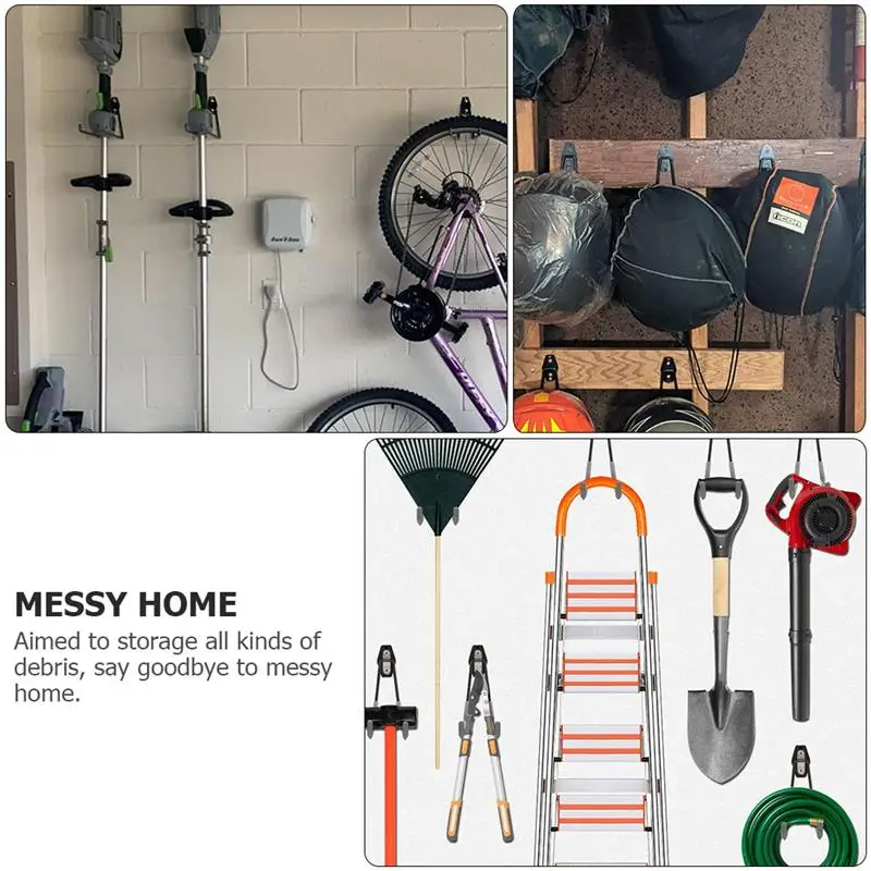 

1pc Heavy Duty Hanging Storage Metal Hooks Balcony Garage Storage Accessories