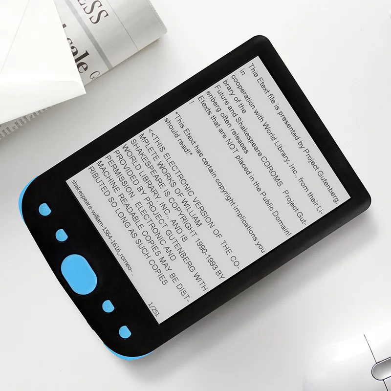 6 дюймов EINK экран Ebook Reader Поддержка TXT PDF Reader Поддержка карты фабрика прототип низкая цена продажи