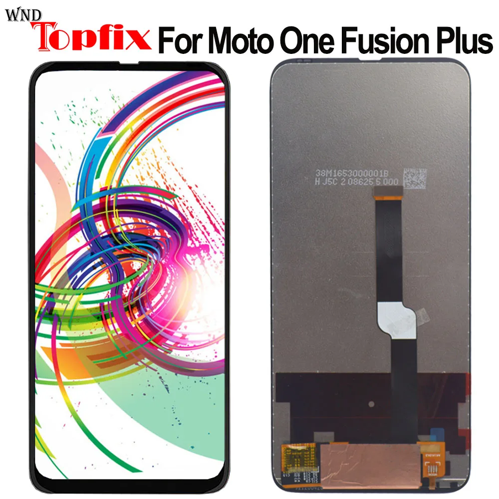 

ЖК-дисплей 6,5 дюйма для Motorola Moto One Fusion + ЖК-дисплей с сенсорным экраном и дигитайзером в сборе для Moto One Fusion Plus LCD