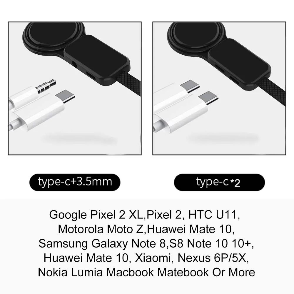 USB C OTG двойной адаптер и кольцевой держатель 3 5 мм Aux аудио зарядное устройство