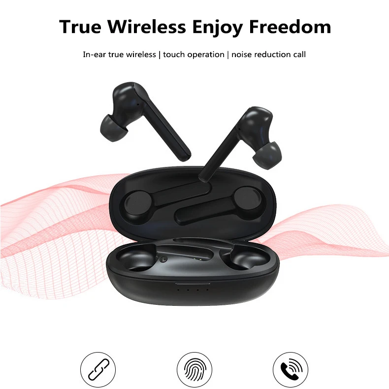 T19 наушники вкладыши TWS беспроводной Bluetooth 5 0 Наушники Hi Fi In ear Спорт Бег гарнитура