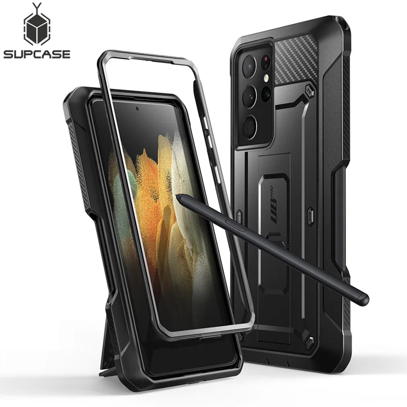 Чехол SUPCASE для Samsung Galaxy S21 Ultra 5G (выпуск 2021 г.) UB Pro двухслойная прочная кобура с