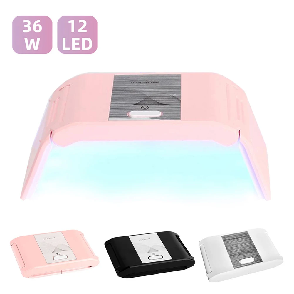 

Складная Сушилка для ногтей, USB перезаряжаемая, УФ-светодиодный светильник, 36 Вт, умный, Быстросохнущий Гель-лак для ногтей, арт-устройства, б...