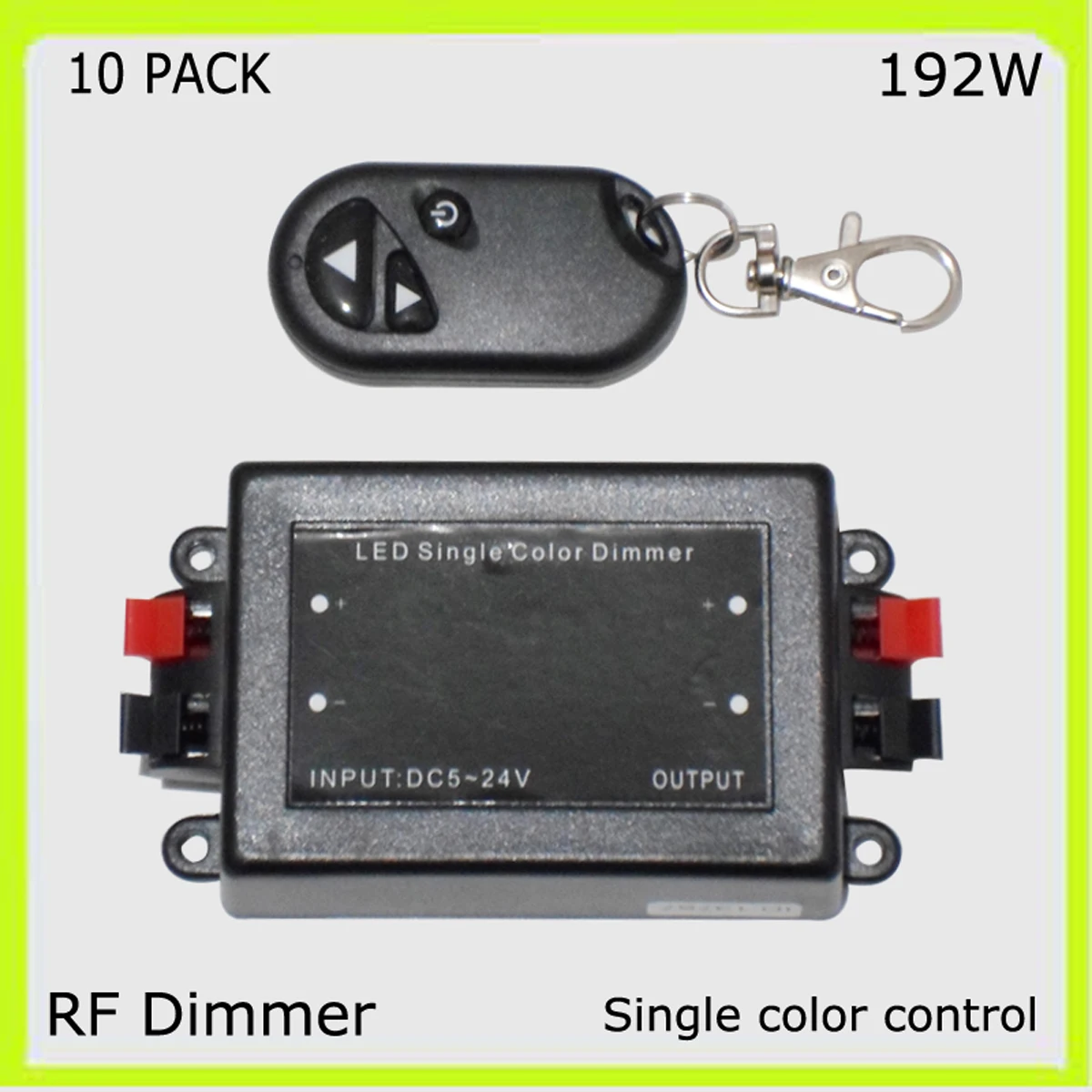 

DC12V 24V 192W single color wireless remote dimmer RF controll for led strips led accessories led strings radio requency type