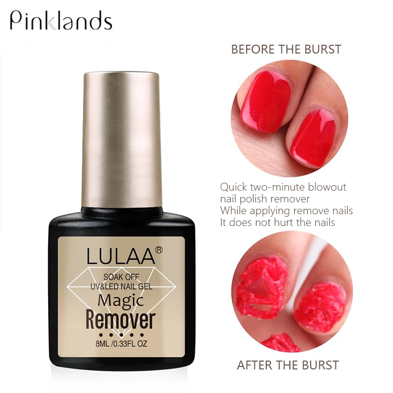 Burst Magic Remove UV средство для снятия гель лака Очиститель жидкость удаления липкого