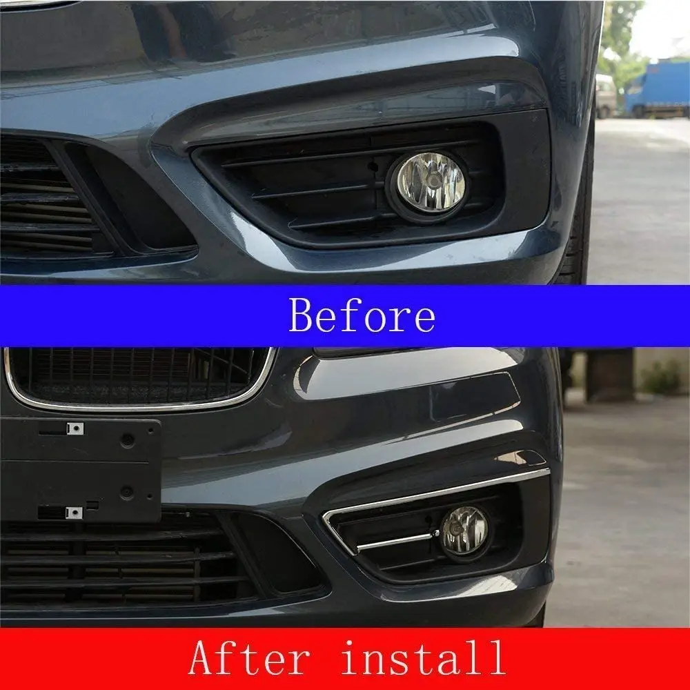 ABS пластик передний противотуманный светильник Накладка для BMW 2 серии F45 F46 Gran Active