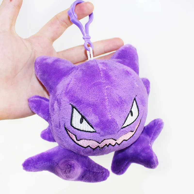 Gengar 15 видов стилей 5,5 'Charmander Gengar Bulbasaur Dragonite Snorlax Mewtwo Lapras Charizard мини плюшевая игрушка кукла игрушки - Цвет: Gengar