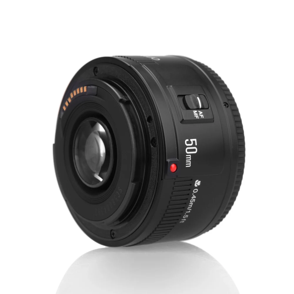 Объектив YONGNUO YN EF 50 мм объектив f/1 8 AF 1:1 стандартная основная Диафрагма объектива с