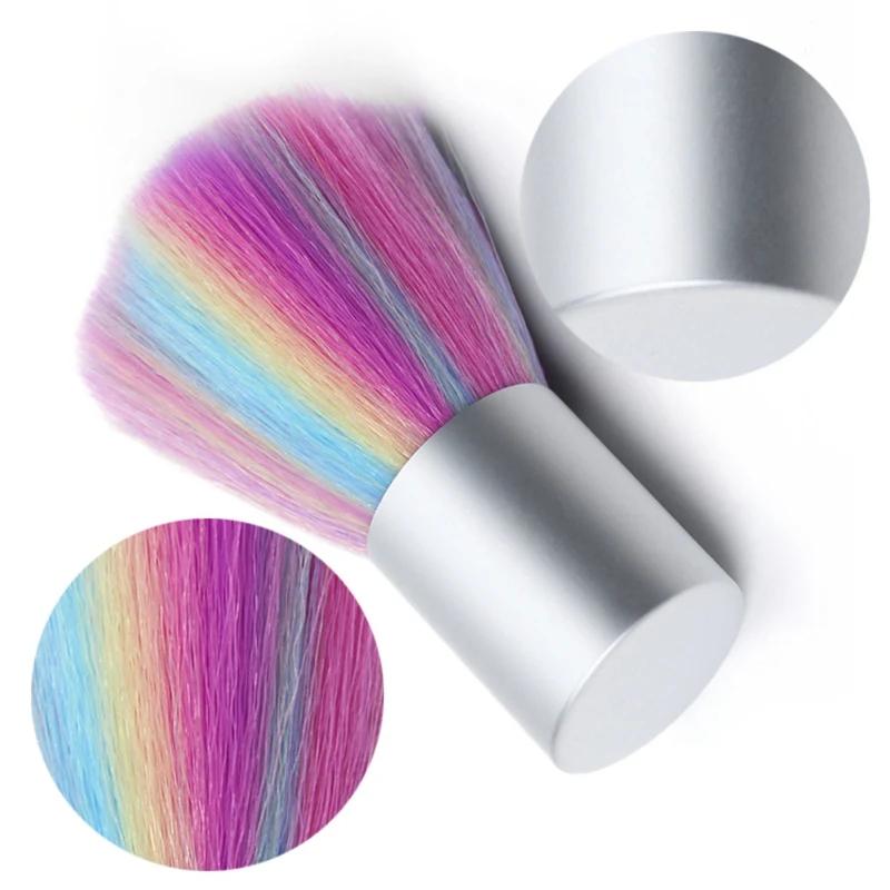 Щетка для маникюра удаления пыли порошок педикюра мягкая щетка акриловая чистки
